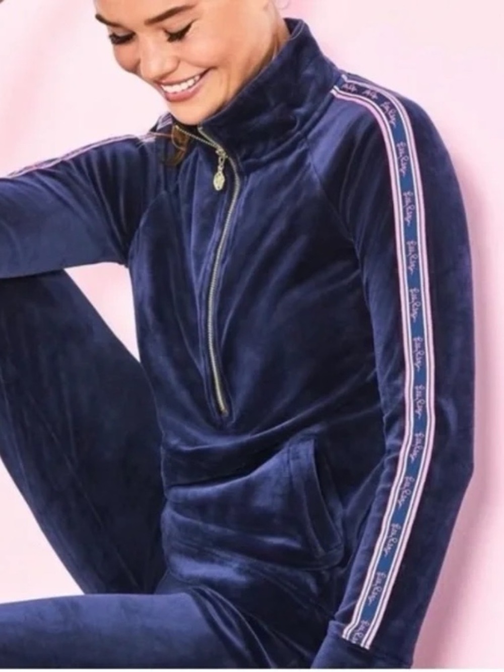Lilly Pulitzer Velour Tracksuit Set